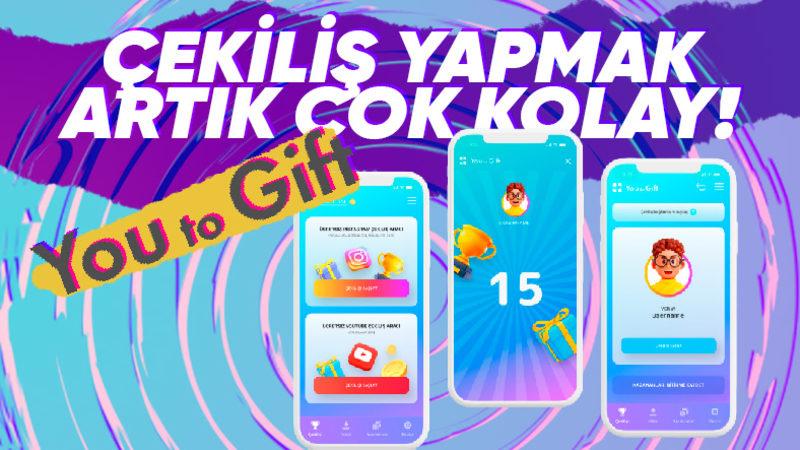 Instagram ve YouTube Üzerinden Ücretsiz Çekiliş Yapmanızı Sağlayacak Hizmet: You to Gift