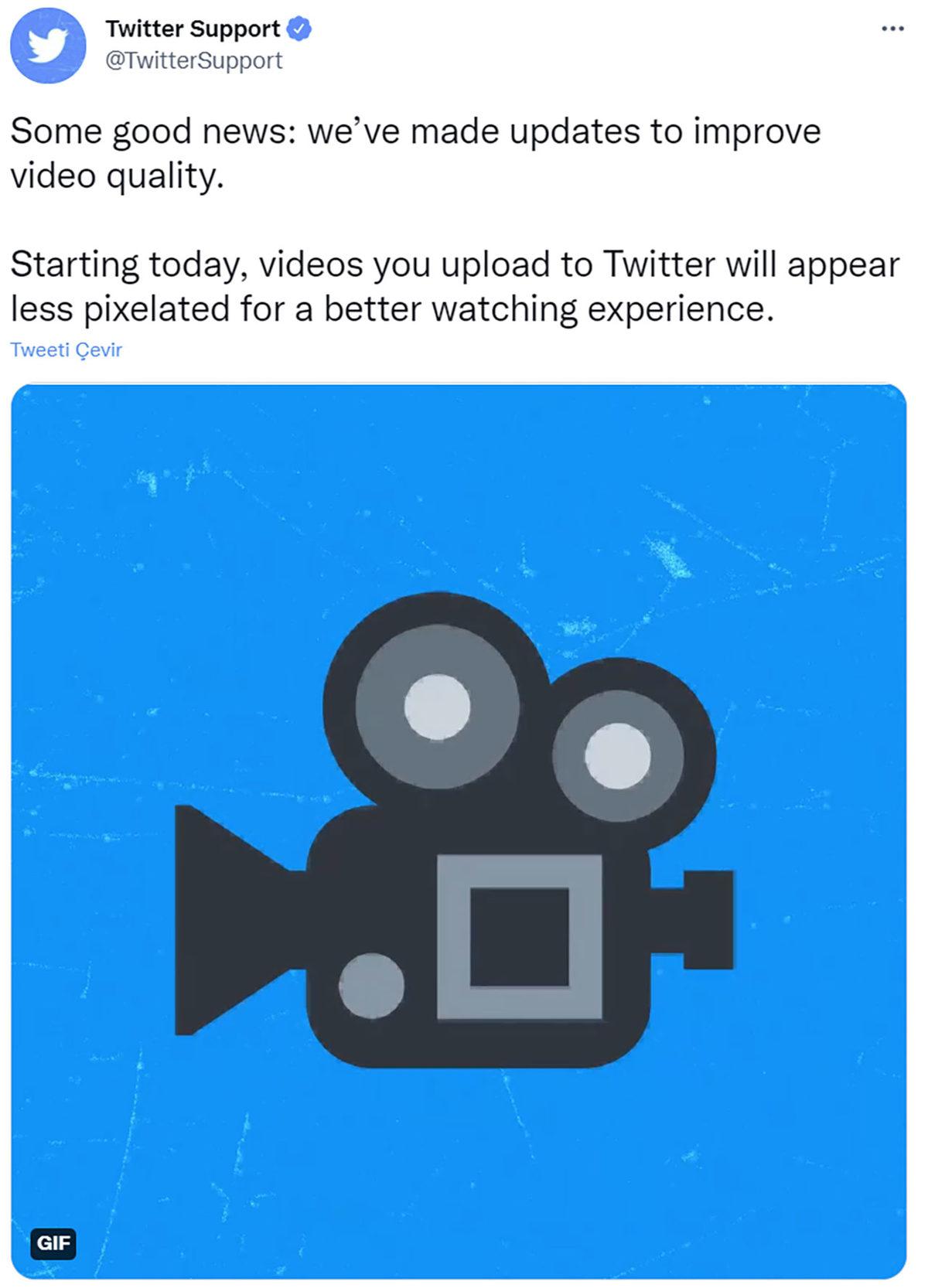 Zahmet Ettiniz: Twitter, En Sonunda Videoların Görüntü Kalitesini Artırdı