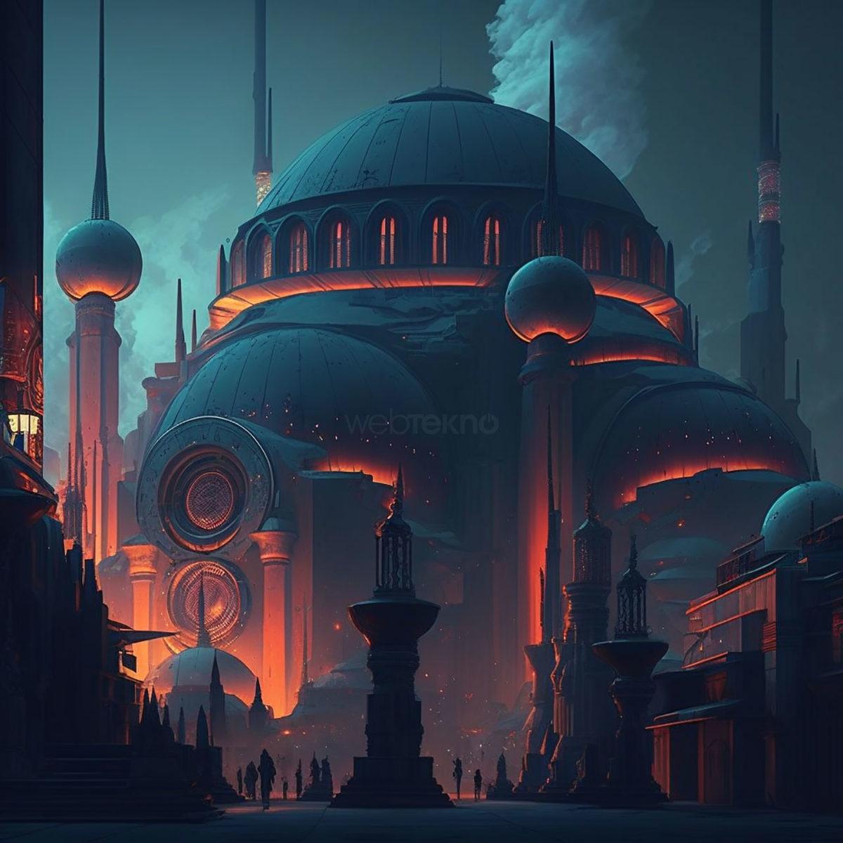 Ülkemizin Tarihi Yapılarını Bir ’Bilim Kurgu Evrenine’ Gönderseydik Nasıl Görünürlerdi? Yapay Zekâ Yanıtladı...