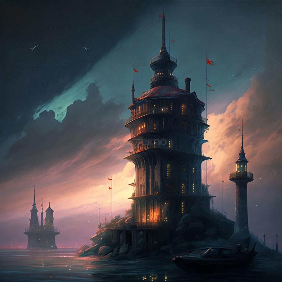 Ülkemizin Tarihi Yapılarını Bir ’Bilim Kurgu Evrenine’ Gönderseydik Nasıl Görünürlerdi? Yapay Zekâ Yanıtladı...