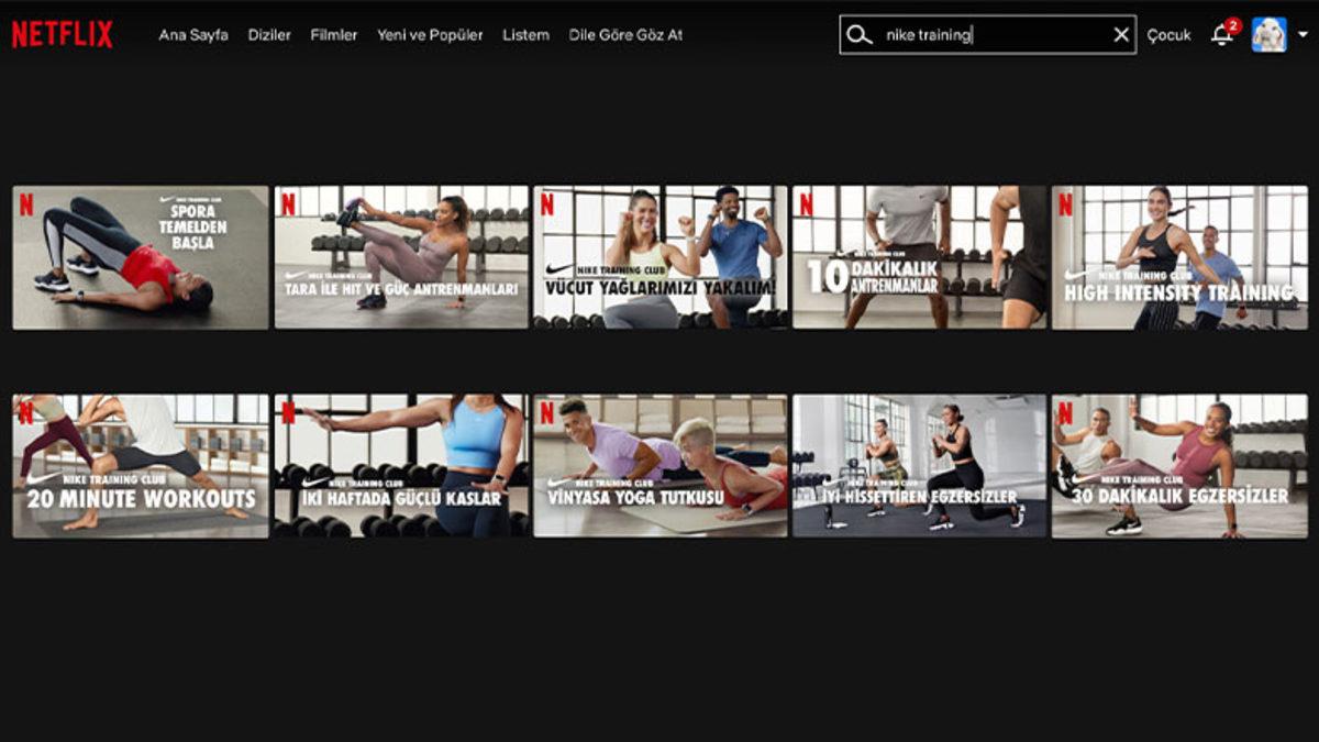 Netflix, Nike Fitness Ortaklığında ’Fitness Dersleri’ Yayınlamaya Başladı