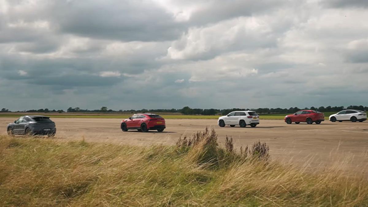 Devlerin Yarışı: Lamborghini, Porsche, BMW, Jeep ve Tesla’nın Yüksek Performanslı SUV’ları Karşı Karşıya Geldi