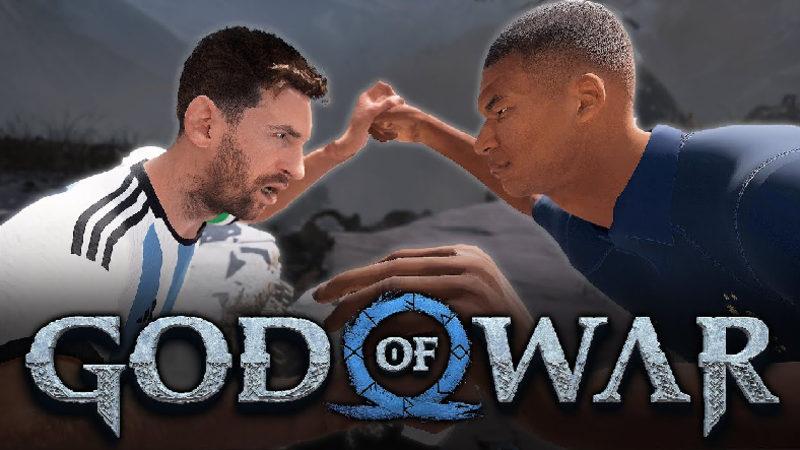 Messi ve Mbappe’nin Mücadelesi God of War’a Taşındı [Video]