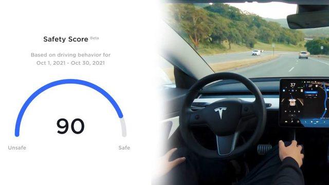 Görelim Bakalım Kim İyi Şoförmüş: Tesla, Sürücülerin Puanlanacağı’Güvenlik Puanı’ Sistemini Tanıttı
