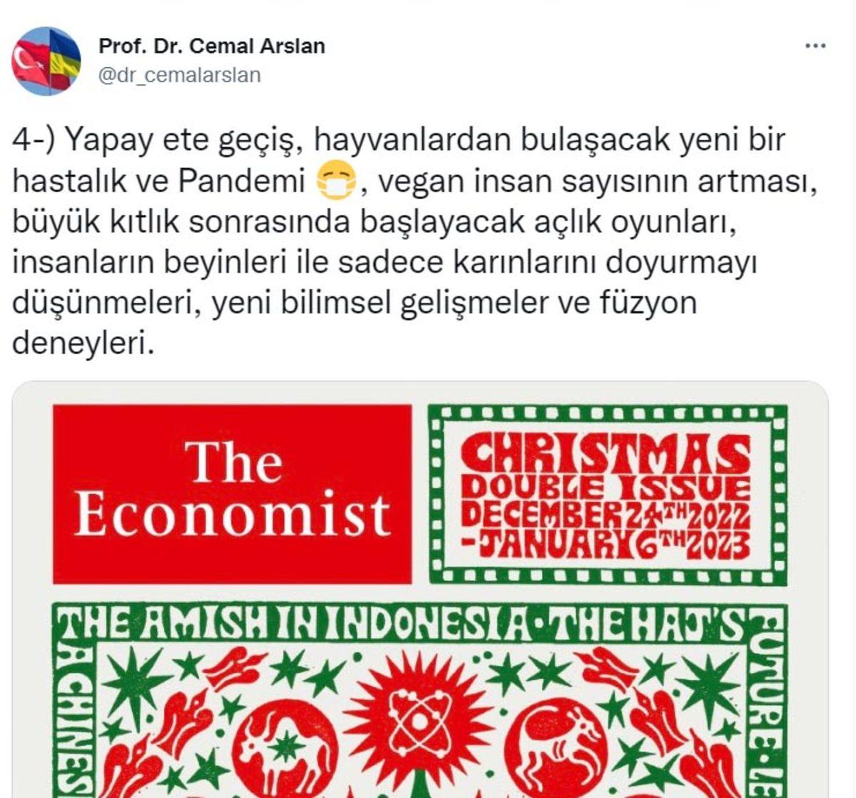 The Economist’in 2023 Yılı Kapağı, Sosyal Medyayı Yıktı Geçti: İşte Paylaşılan Komplo Teorileri
