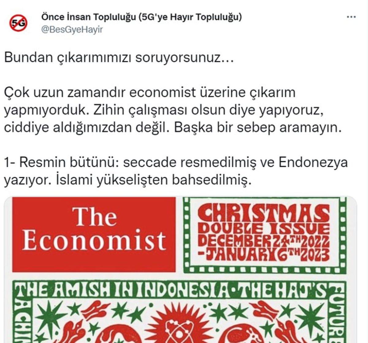 The Economist’in 2023 Yılı Kapağı, Sosyal Medyayı Yıktı Geçti: İşte Paylaşılan Komplo Teorileri