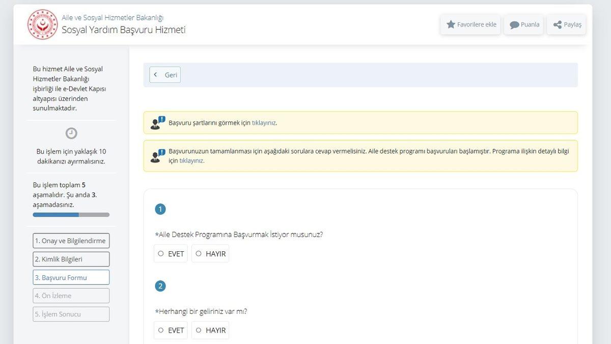 e-Devlet Üzerinden Sosyal Yardım Sorgulama ve Başvuru Nasıl Yapılır?
