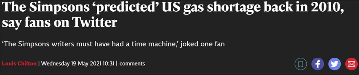 Simpsons’ın Bu Kez de Birleşik Krallık’taki Yakıt Kıtlığını Tahmin Ettiği Öne Sürüldü: Ama Durum Farklı