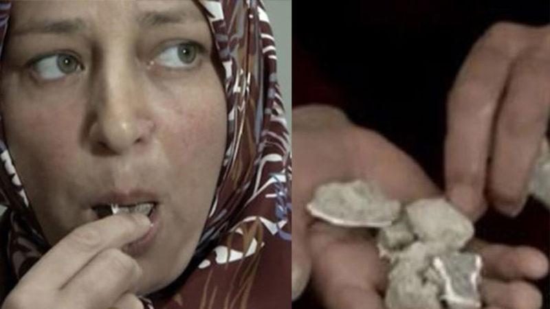 23 Yıl Önce Canı Toprak Çeken, Bugün Günde 2 Kiloya Yakın Moloz Yiyen Kadın