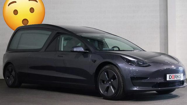 Tesla Model 3, Cenaze Arabasına Dönüştürüldü