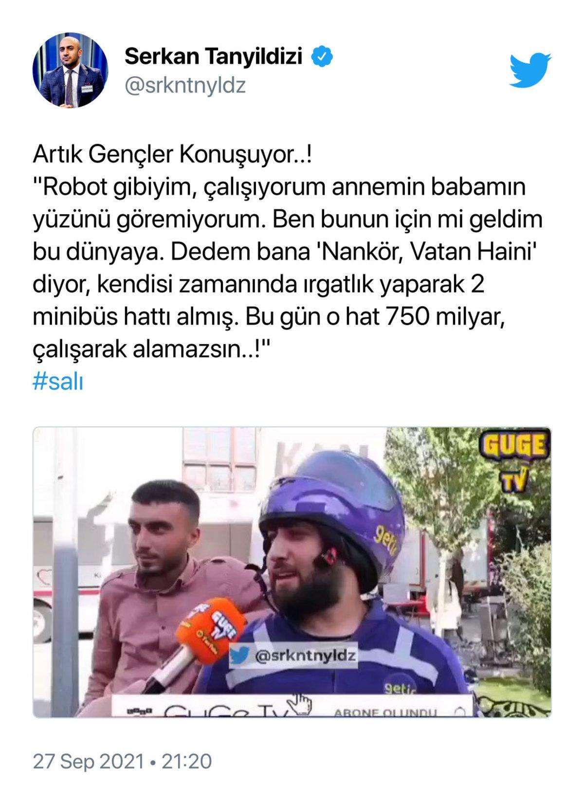 Ekonomi Hakkında Sokak Röportajı Veren Getir Kuryesine Vatandaşın Yanıtı Sosyal Medyanın Gündeminde: Babayın Telefonu Var mıydı?