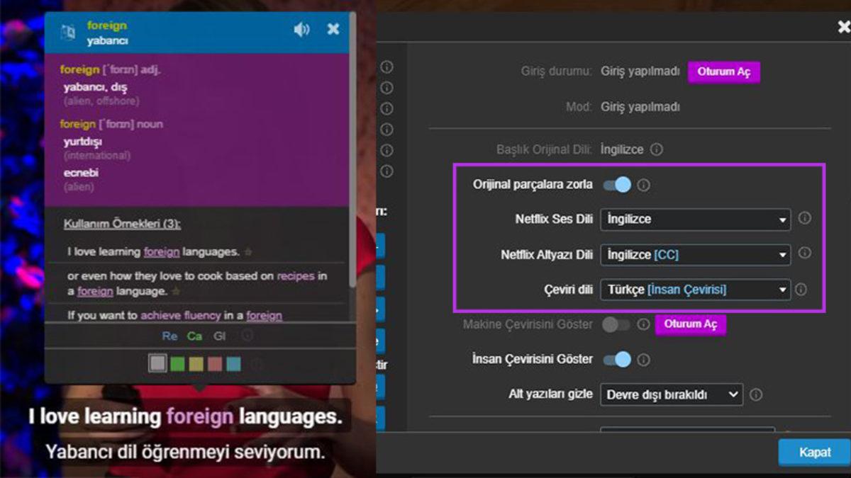 İngilizceyi Eğlendirerek Öğreten Uygulama: Language Reactor!