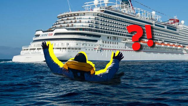 Devasa Bir Yolcu Gemisinden Denize Düşerseniz Ne Olur? Adım Adım Anlattık