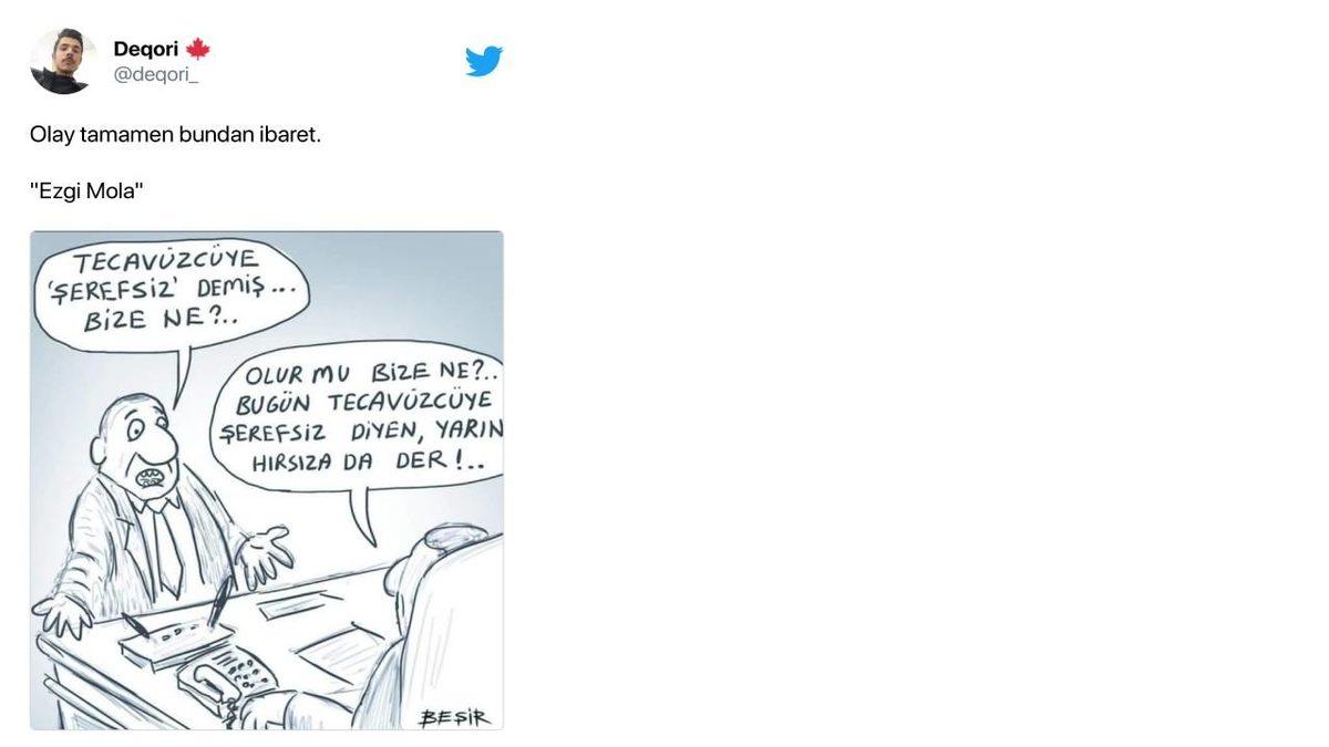 Tecavüzden Yargılanan Musa Orhan’a ’Tecavüzcü’ Dediği İçin Ceza Alan Ezgi Mola’ya Twitter’da Destek Yağdı