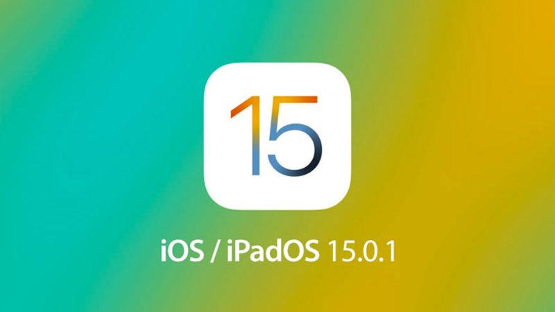 Apple’dan Beklenen iOS 15.0.1 Güncellemesi Geldi