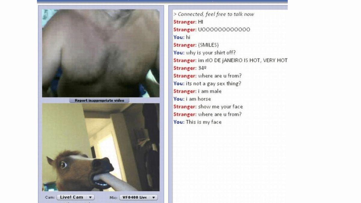 Karşınıza Her An At Kafası Çıkabilen Uygulama Chatroulette’de Yaşanan En Saçma Olaylar