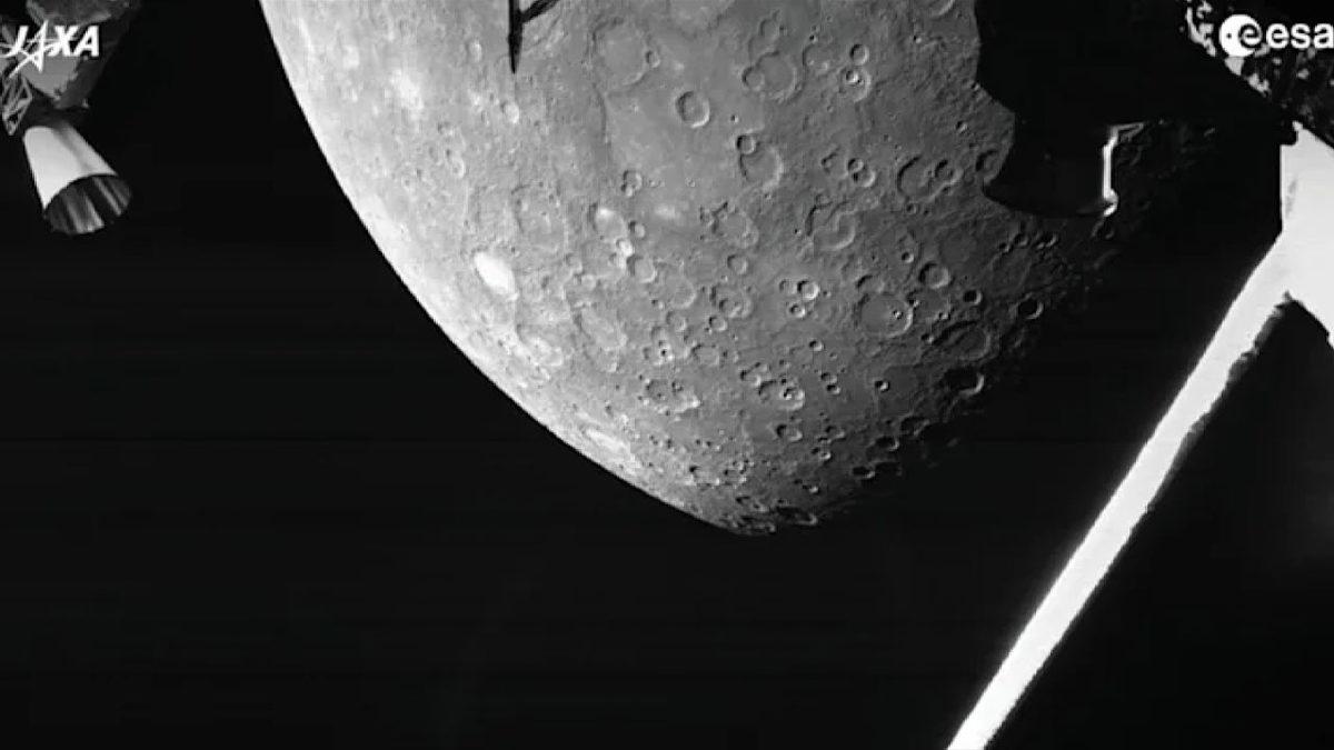 BepiColombo’dan Beklenen İlk Merkür Fotoğrafı Yayınlandı