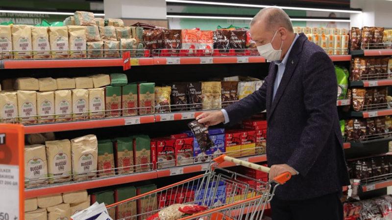 Cumhurbaşkanının ‘Çok Uygun’ Dediği Kooperatif Marketinde Yaptığı Alışverişin Kaç Para Tuttuğu Belli Oldu