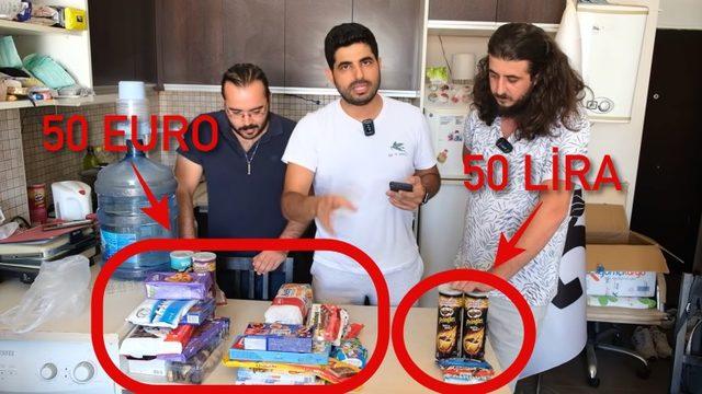 Biz Bu Hayatı İzlemeye Gelmişiz: Avrupa’da 50 Euro ile Türkiye’de 50 TL’nin Karşılaştırıldığı Viral Video
