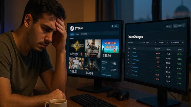 Steam Oyunlarına Gelen Zamları Kontrol Edebileceğiniz İnternet Sitesi