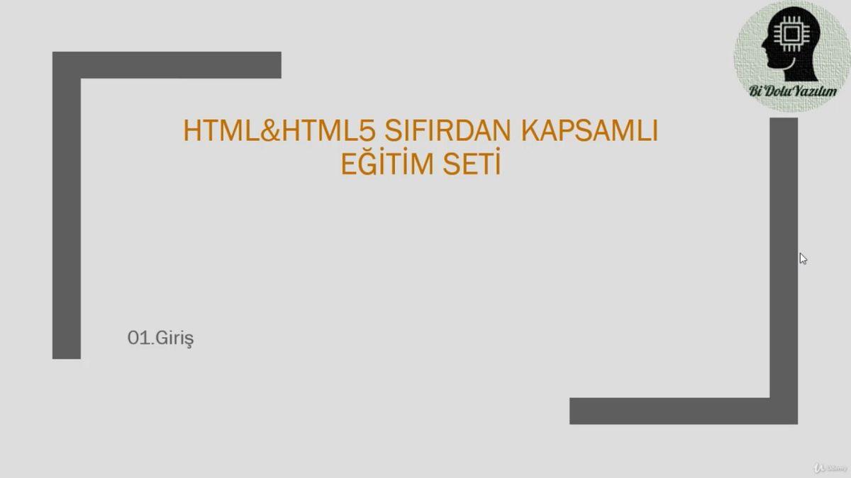 Aslında Bir Programlama Dili Olmayan HTML Nedir? Ücretsiz HTML Öğrenebileceğiniz Online Kurslar