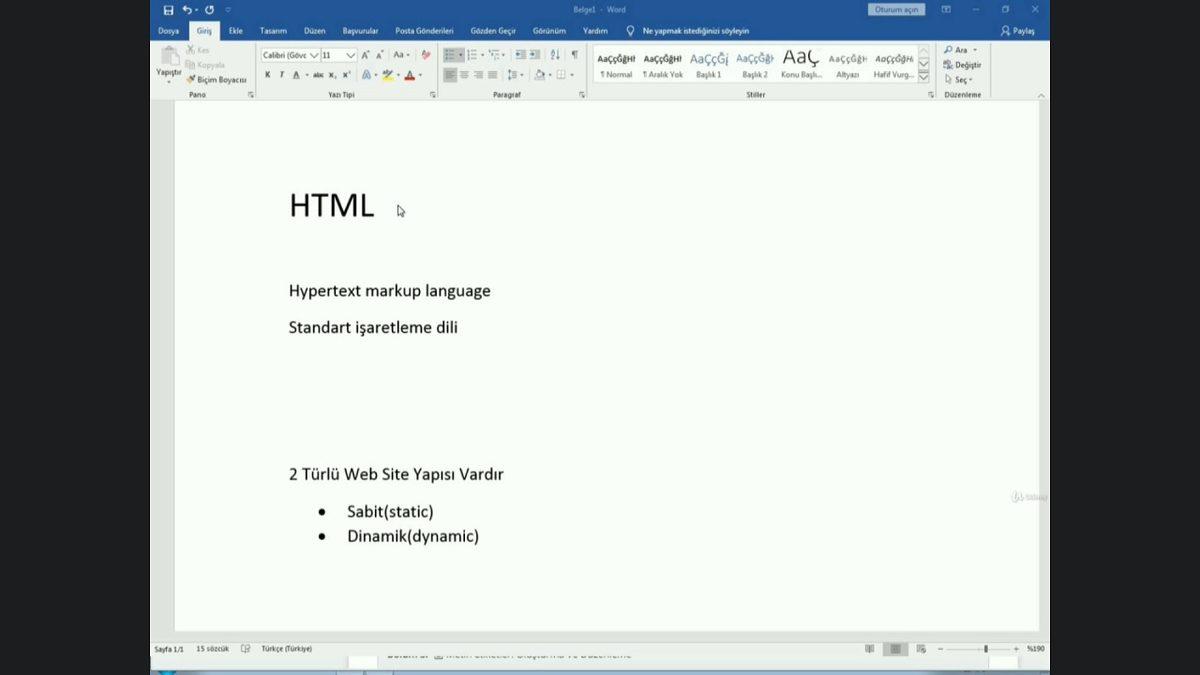 Aslında Bir Programlama Dili Olmayan HTML Nedir? Ücretsiz HTML Öğrenebileceğiniz Online Kurslar