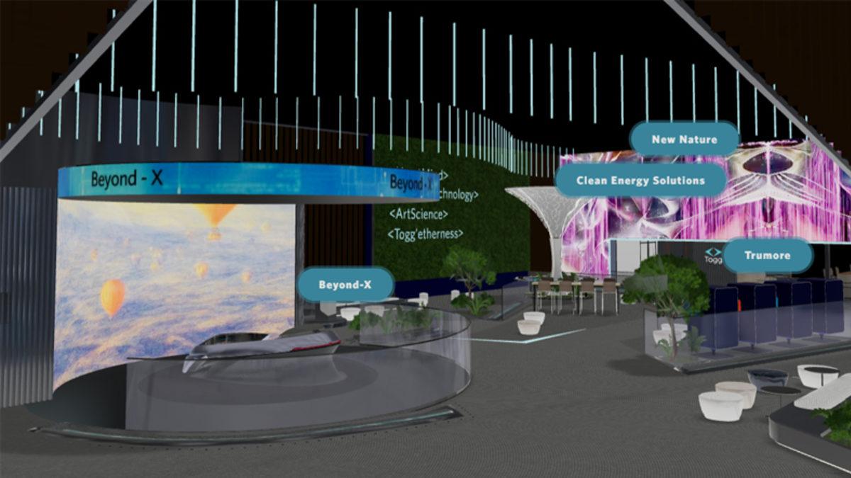 Yerli Otomobil Togg’un CES Fuarındaki Standı, Sanal Turda Gezinmeye Açıldı