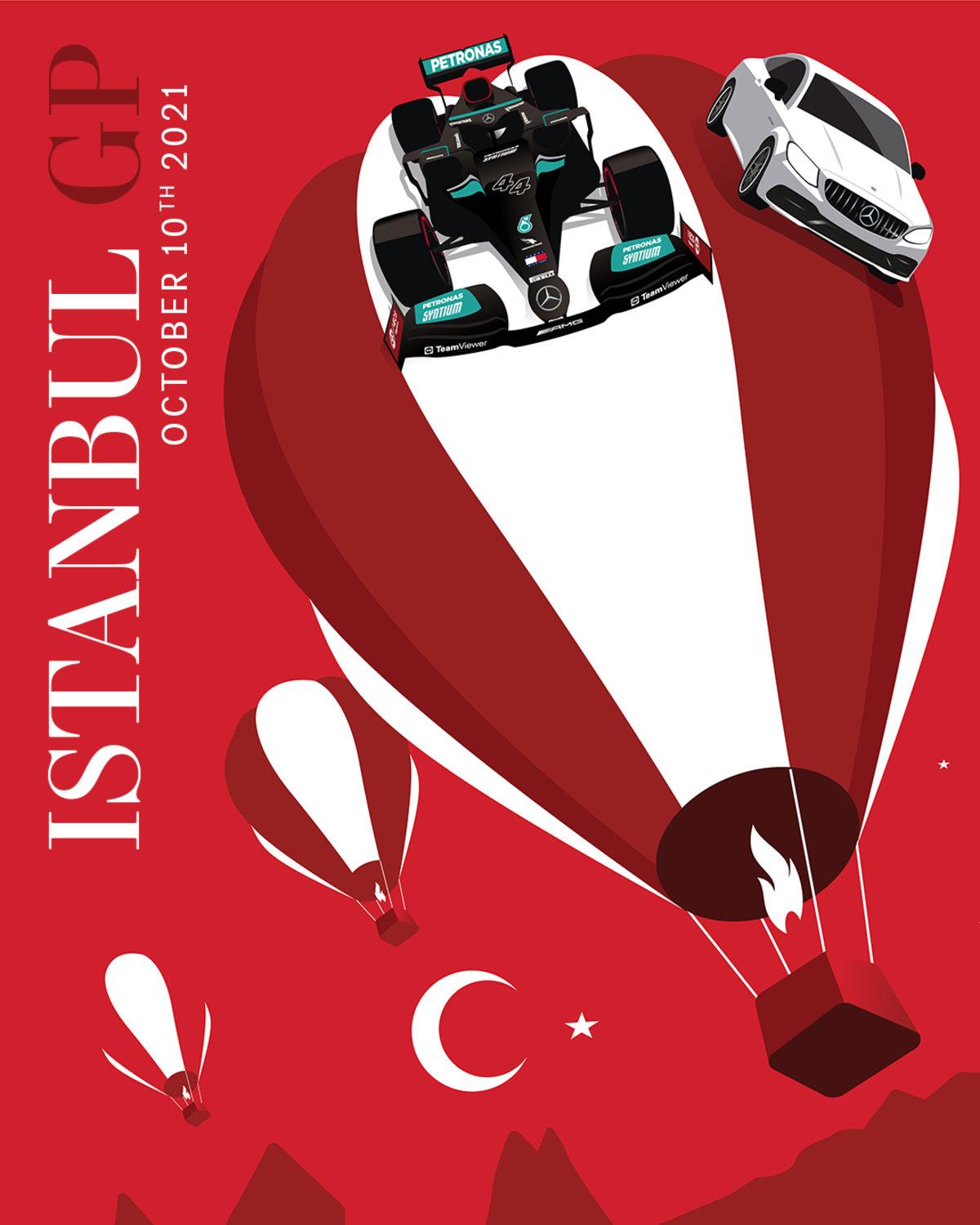 Formula 1 Takımlarının İstanbul Yarışı İçin Özel Hazırladıkları Muhteşem Afişler