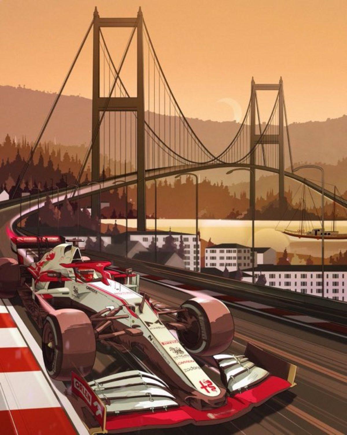 Formula 1 Takımlarının İstanbul Yarışı İçin Özel Hazırladıkları Muhteşem Afişler