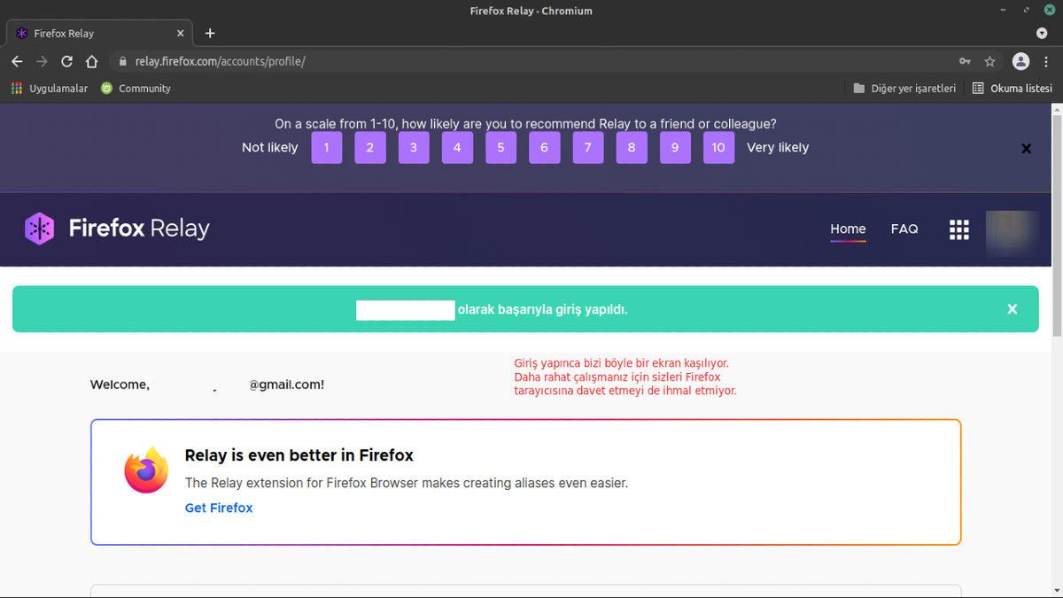 Firefox’un Köprü Görevi Gören E-Posta Servisi: Firefox Relay
