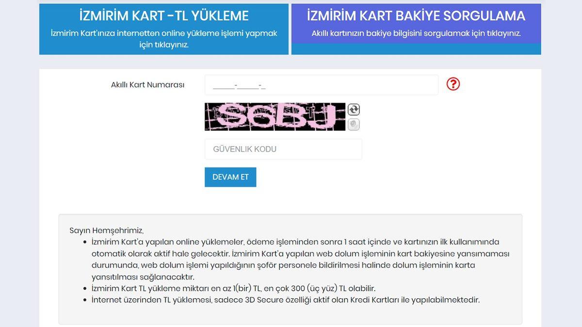 İzmirim Kart ESHOT Bakiye Sorgulama, Yükleme Nasıl Yapılır?