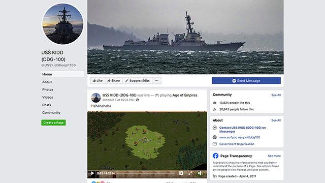 ABD Donanmasına Ait Geminin Resmi Facebook Hesabı ’Ele Geçirildi’: Hesapta Canlı Yayında Age of Empires 4 Oynandı