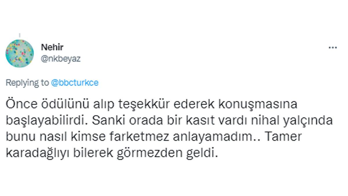 Altın Portakal’da Tamer Karadağlı ve Nihal Yalçın Arasında Geçen Olay, Sosyal Medyada Tepki Topladı
