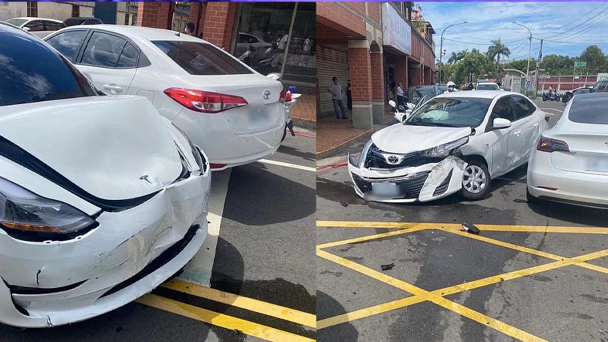 Tesla Model 3, Gündüz Vakti Birini Kaçıran Aracı Darmaduman Etti