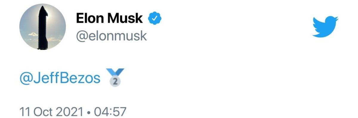 Elon Musk, ’Dünyanın En Zengin İnsanı’ Unvanını Elinden Aldığı Jeff Bezos’u Fena Trolledi