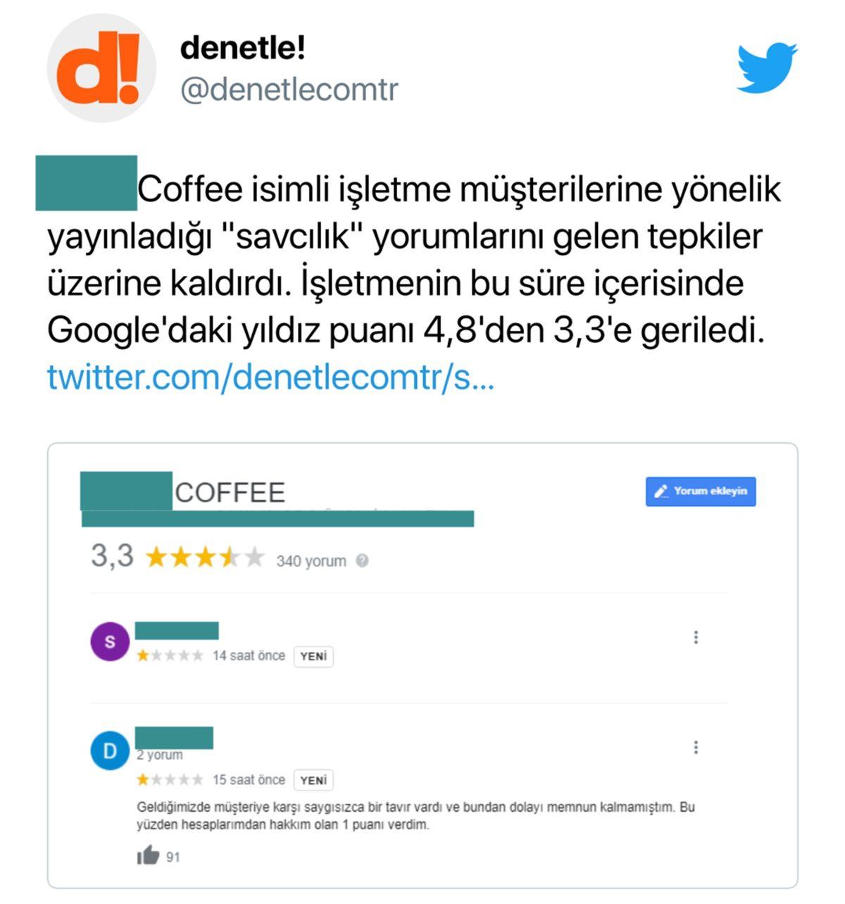 İnternette Olumsuz Yorum Yazıp Düşük Puan Verdiğiniz Bir İşletme Sizi Savcılığa Verebilir mi?