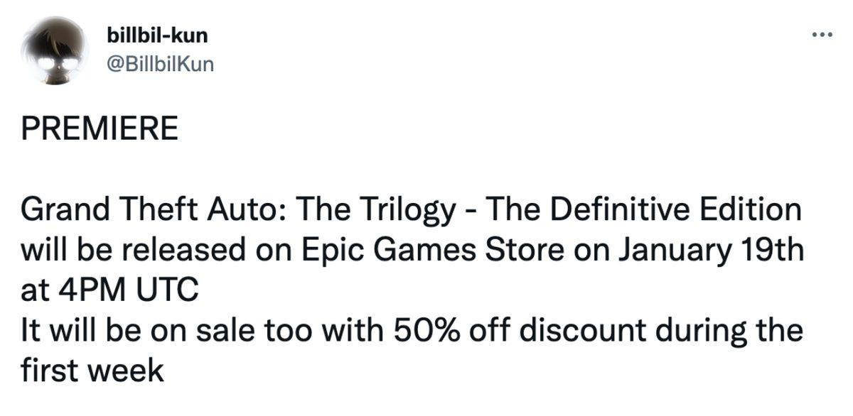Epic Games’in 2023’te Vereceği İlk ’Büyük’ Ücretsiz Oyun Hakkında Bomba İddia: GTA: Trilogy Definitive Edition!