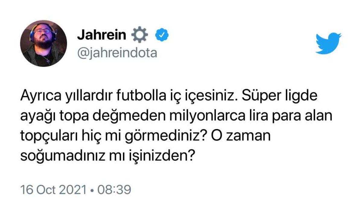 Jahrein’den Yayıncıların Kazandığı Parayı Eleştiren Gazeteciye Yanıt: Sen de Kazan, Ben Bırakayım