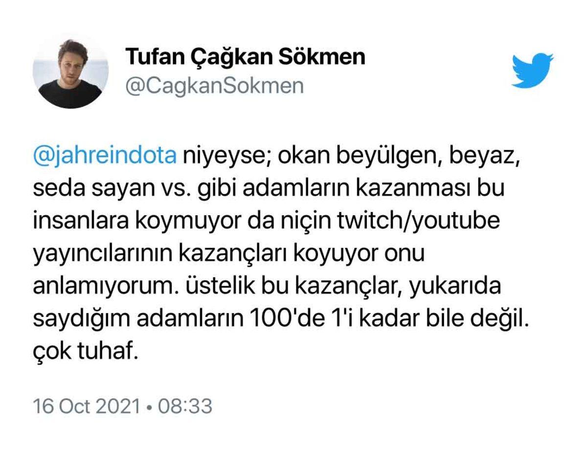 Jahrein’den Yayıncıların Kazandığı Parayı Eleştiren Gazeteciye Yanıt: Sen de Kazan, Ben Bırakayım