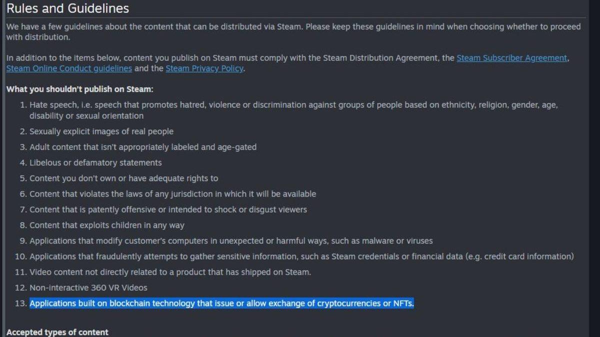 Steam’den Hayal Kırıklığı Yaratan Karar: Kripto Para ve NFT’yi Yasakladı
