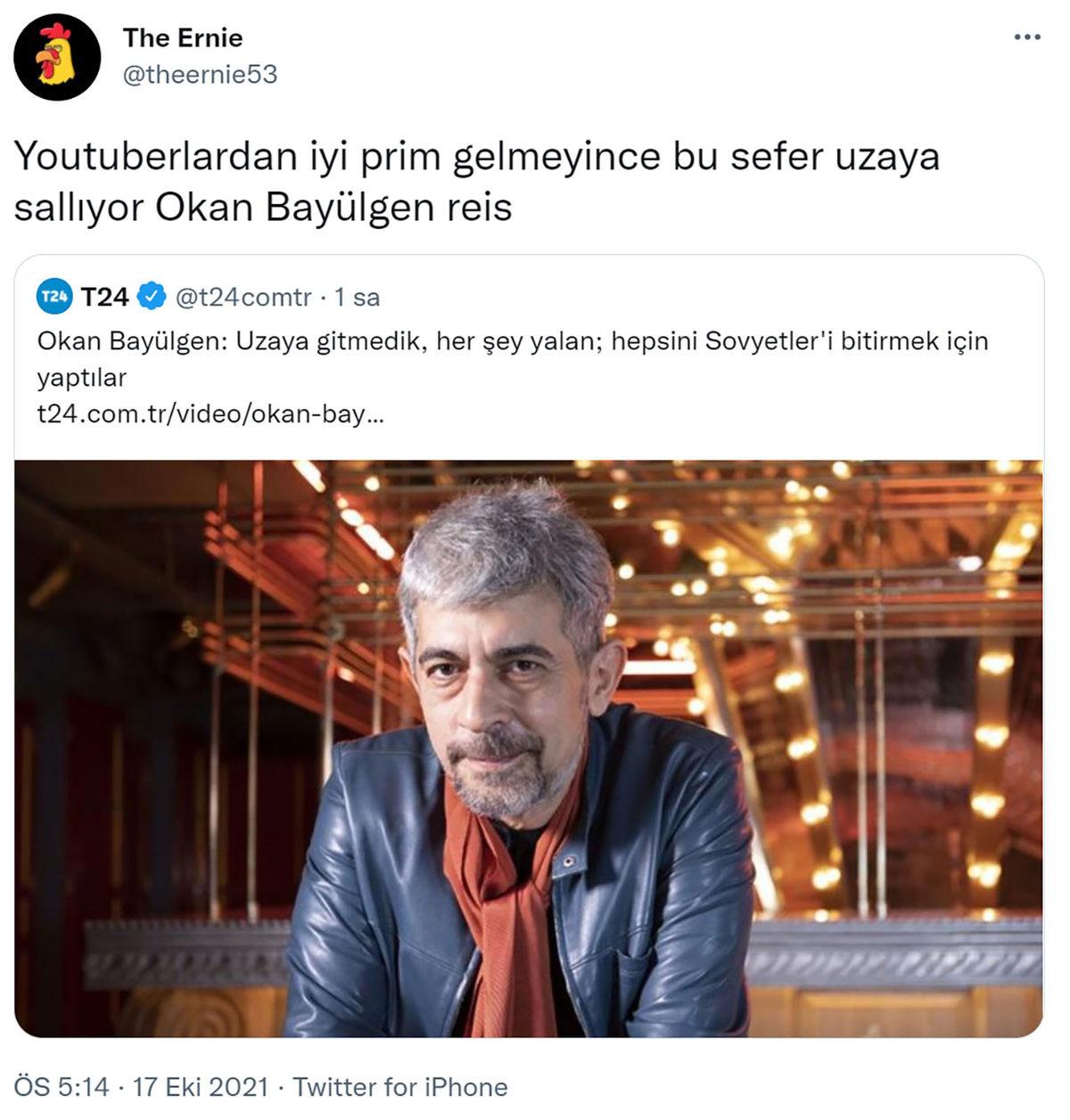 Okan Bayülgen, Uzay Çalışmaları Açıklamalarıyla ’Bütün Sırrı Bozdu’: Sosyal Medyadan Tepki Gecikmedi