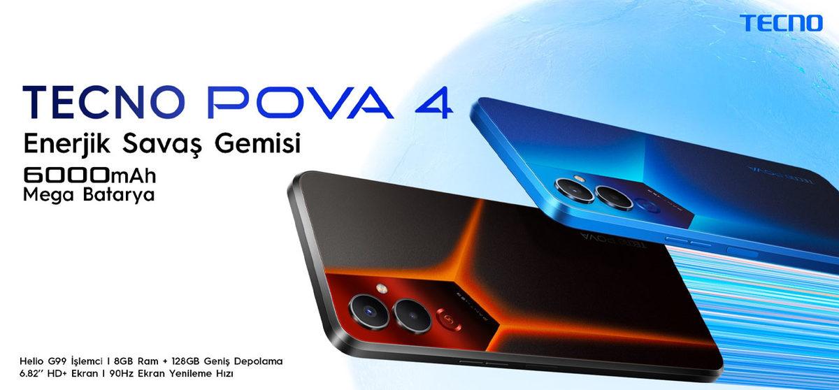 Mobil Oyuncuların Favorisi Olacak TECNO POVA 4 ve POVA 4 Pro, Türkiye’de Satışa Sunuldu
