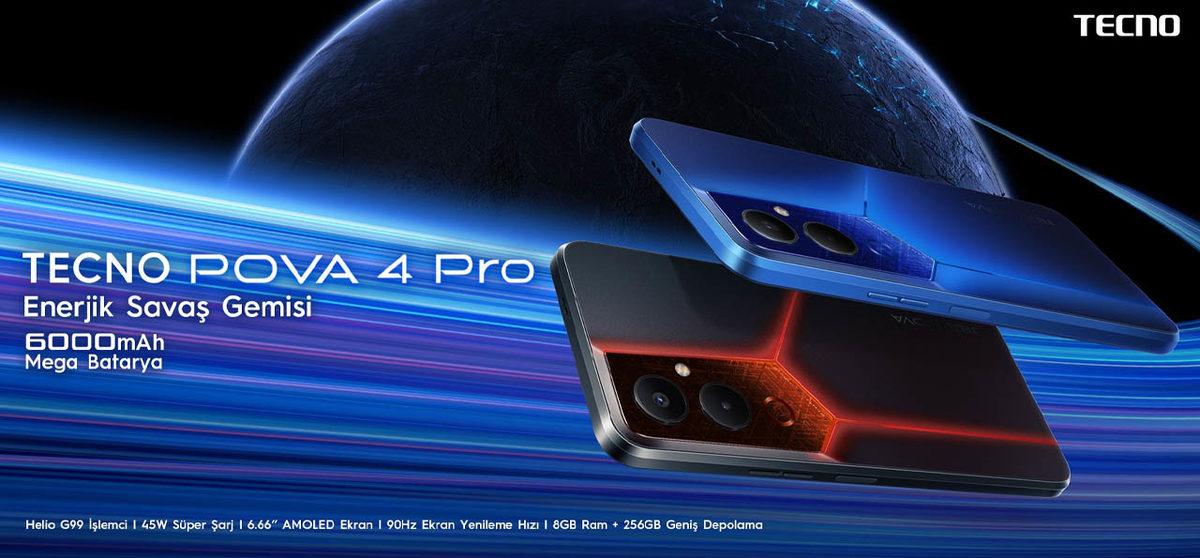 Mobil Oyuncuların Favorisi Olacak TECNO POVA 4 ve POVA 4 Pro, Türkiye’de Satışa Sunuldu