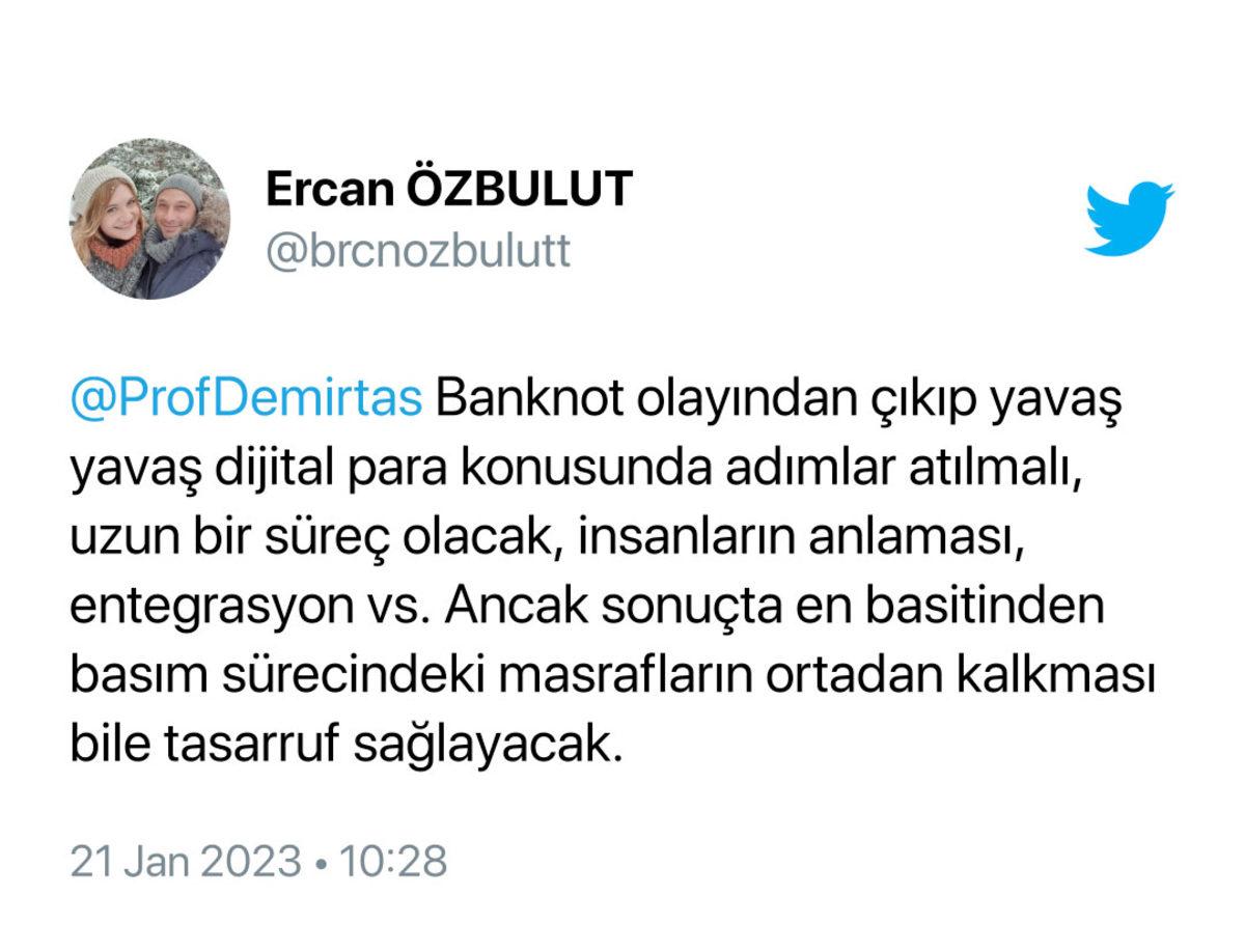 Ekonomist Özgür Demirtaş’tan 500 TL ve 1000 TL’lik Banknot Çağrısı Twitter’da Yankı Buldu