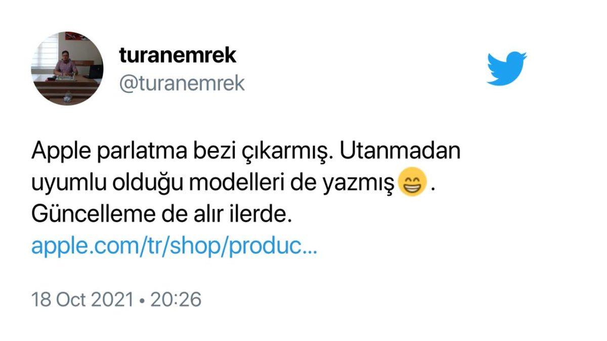 Apple’ın 200 TL’ye Satışa Sunduğu ’Parlatma Bezi’ne Sosyal Medyadan Gelen Tepkiler