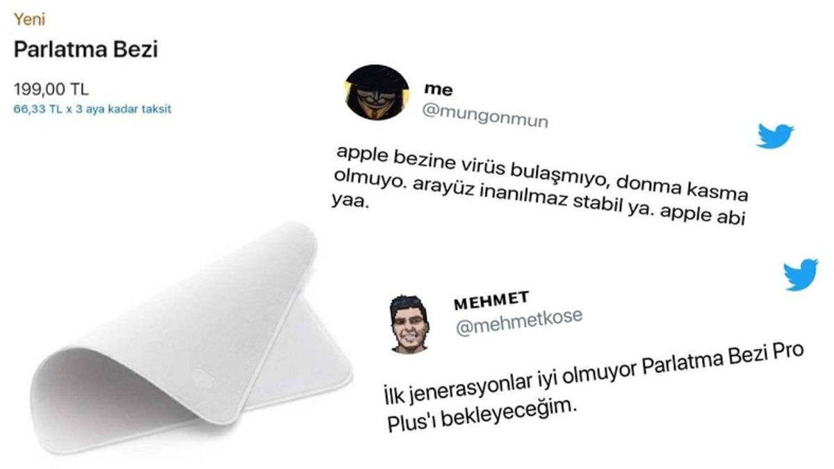 Apple’ın 200 TL’ye Satışa Sunduğu ’Parlatma Bezi’ne Sosyal Medyadan Gelen Tepkiler
