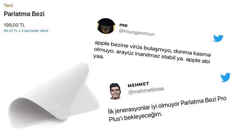 Apple’ın 200 TL’ye Satışa Sunduğu ’Parlatma Bezi’ne Sosyal Medyadan Gelen Tepkiler