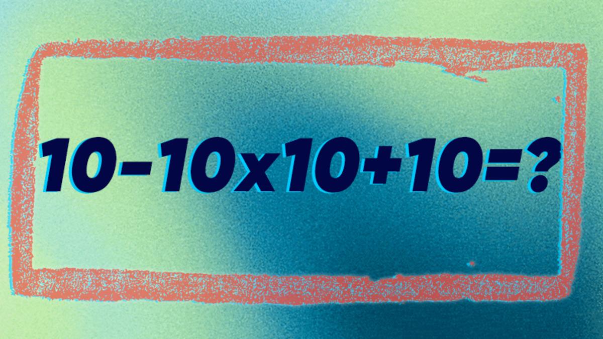 İlkokul Seviyesinde Olsa da Muhtemelen Doğru Cevaplayamayacağınız 5 Matematik Sorusu