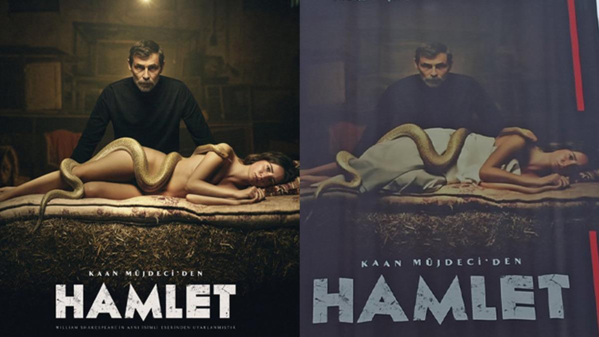 Hamlet Dizisinin Afişine Örtüyle Sansür Uygulandı: Sosyal Medyadan Tepkiler Gecikmedi