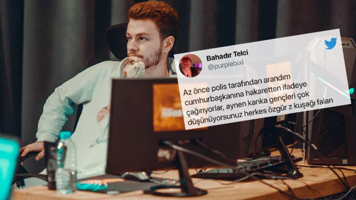 Türk Twitch Yayıncısı Purplebixi, ‘Cumhurbaşkanına Hakaretten’ İfadeye Çağırıldığını Açıkladı